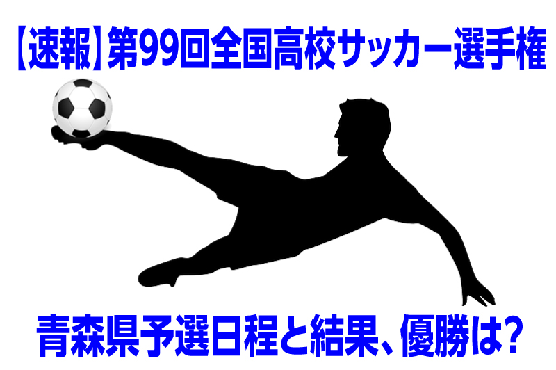 速報 高校サッカー選手権年度青森県予選日程と結果 優勝は