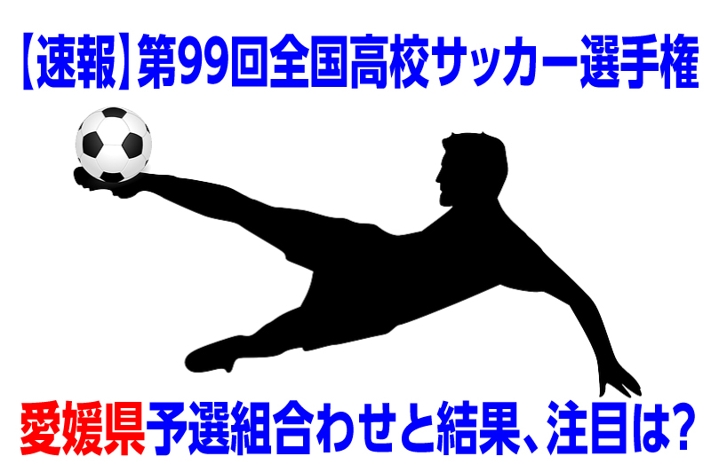 速報 高校サッカー選手権年度愛媛県予選組合せと結果 11 14更新